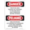 Signmission Safety Sign, OSHA, 10" Height, Rigid Plastic, Restricted Area Persons Not Assigned, Span OS-DS-P-710-VS-1547 - alternate 1